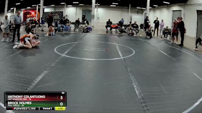 120 lbs Round 1 (4 Team) - Anthony Colantuono, Mat Warriors Red vs Brock Holmes, Full Circle