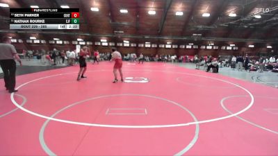 285 lbs Cons. Round 2 - Nathan Rourke, St. John Fisher vs Seth Parker, Cortland State