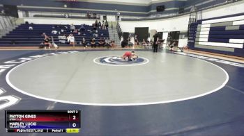 110 lbs Round 2 (4 Team) - Payton Gines, Utah 1 vs Marley Lucio, Valiant Prep