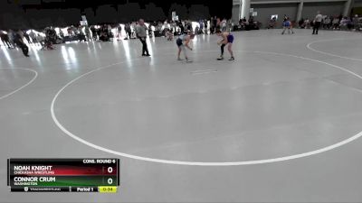 126 lbs Cons. Round 6 - Noah Knight, Chickasha Wrestling vs Connor Crum, Washington