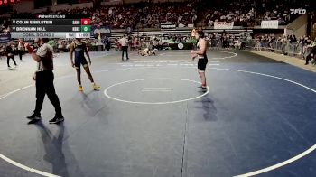 D 2 165 lbs Cons. Round 2 - Colin Eiselstein, Sam Houston vs Brennan Hill, Kenner Discovery Health Science