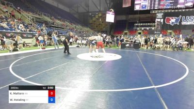 285 lbs Rnd Of 128 - Koen Mattern, Washington vs William Hotaling, New York