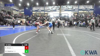 84-88 lbs Rr Rnd 2 - Slayde Snow, Hinton Takedown Club vs Wyatt Deakins, Piedmont