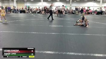 68 lbs Semifinal - Vitorio Pometko, Elite Wrestling Academy vs Parker Lopez, Canes