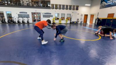 Jax Forrest Drills Takedowns With Mark McKnight