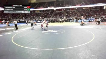 II-160 lbs Quarterfinal - Liam English, Berne Know Westerlo/Middleburgh vs Ryker Cox, Coxsackie Athens