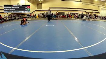 141 lbs Champ. Round 2 - Benjamin Makaritis, East Stroudsburg University vs Luke Jaworski, Cornerstone University