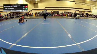 141 lbs Champ. Round 2 - Benjamin Makaritis, East Stroudsburg University vs Luke Jaworski, Cornerstone University