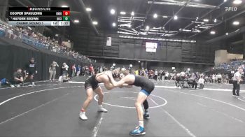 165 lbs Champ. Round 1 - Cooper Spaulding, Doane University vs Hayden Brown, Oklahoma City