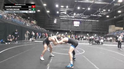 165 lbs Champ. Round 1 - Cooper Spaulding, Doane University vs Hayden Brown, Oklahoma City
