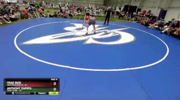 138 lbs 2nd Wrestleback (16 Team) - Trae Rios, Oklahoma Red FS vs Anthony Zapata, Team Texas
