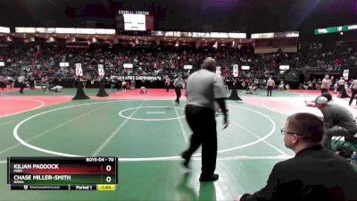 70 lbs Semifinal - Chase Miller-Smith, DONA vs Kilian Paddock, MIRA