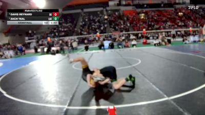 5A 98 lbs Semifinal - Zach Teal, Lakeland vs Davis Reynard, Bishop Kelly