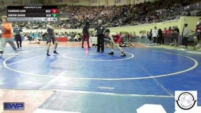 108 lbs Round Of 64 - Carson Low, Mustang Middle School vs Justin Davis, Glenpool JH