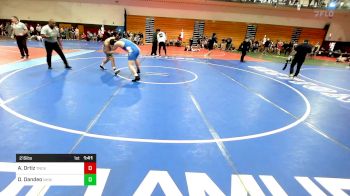 215 lbs Round Of 32 - Albert Ortiz, Teaneck vs Owen Dandeo, North Hunterdon