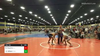 Match - Sammy Wilson, Toss Em Up Wrestling Academy vs Matthew Ruacho, Red Wave Wrestling