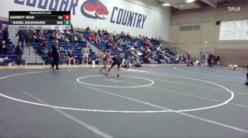 125 lbs Cons. Round 3 - Garrett Head, Pacific (OR) vs Diesel DelRosario, Southern Oregon