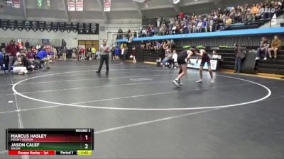 JV-7 lbs Round 3 - Jason Calef, Solon vs Marcus Hasley, Mount Vernon