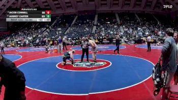 1A-285 lbs Cons. Round 1 - Aubrey Carter, Brantley County HS vs Jacob Connell, Berrien County