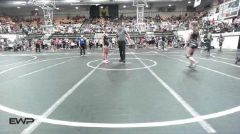 110 lbs Round Of 16 - Destiny Clarke, Sallisaw Takedown Club vs Presley Garrels, Shelton Wrestling Academy