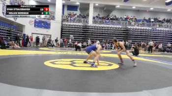 132 lbs Cons. Round 2 - Kellen Wireman, Allen East vs Evan Strausbaugh, Elmwood