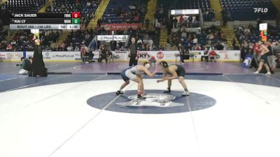 138 lbs Semifinal - Jack Sauer, Franklin vs Kai Ly, Minnechaug
