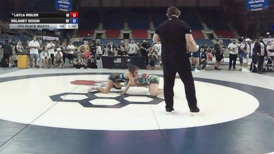145 lbs 7th Place Match - Layla Risler, Wisconsin vs Delaney Dixon, New York