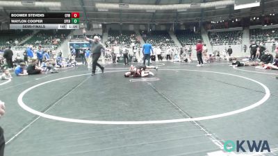 60 lbs Semifinal - Boomer Stevens, Coweta Tiger Wrestling vs Waylon Cooper, Sperry Wrestling Club