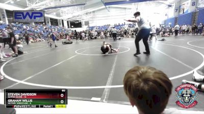 60 lbs Semis (4 Team) - Steven Davidson, Slyfox Silver vs Graham Willis, Victory Wrestling