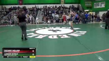 120 lbs Champ. Round 1 - Zachary Welling, Evanston Elite Wrestling vs Landon Schulz, Cody Wrestling Club