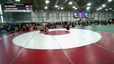 59 kg Cons. Sub-rd Of 16 - Mia Pedersen, Warriors Of Christ Wrestling vs Cassia Zammit, Hilltopper Wrestling Club