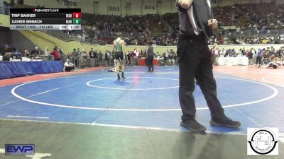 113 lbs Consi Of 64 #2 - Trip Bakker, Bixby vs Xavier Minnich, Bishop McGuinness