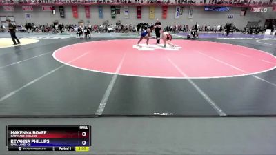 180 lbs Prelim - Makenna Bovee, Carthage College vs Keyahna Phillips, Iowa Lakes CC