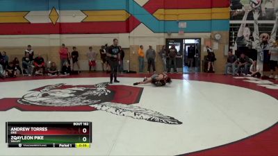 106 lbs Cons. Round 1 - Andrew Torres, Erie vs Zqayleon Pike, Valley