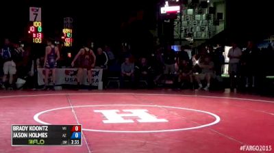 100 3rd Place Match Jason Holmes (Arizona) vs. Brady Koontz (Wisconsin)