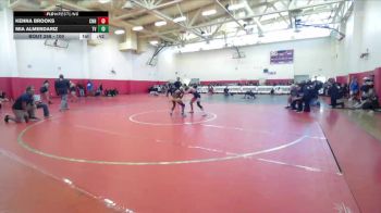 100 lbs Cons. Round 1 - Kenna Brooks, Centennial (NV) vs Mia Almendariz, Temecula Valley