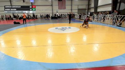 145 lbs Consi Of 8 #1 - Amirah Abegesah, MD vs Avery Naven, CA