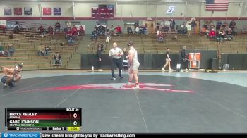 157 lbs Quarterfinal - Gabe Johnson, Central Oklahoma vs Bryce Kegley, Newman
