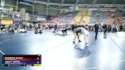 191 lbs Placement (4 Team) - Trinity Tafoya, Eastern Oregon University vs Samantha Ruano, William Penn