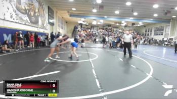 145 lbs Cons. Round 2 - Dana Diaz, Cathedral City vs Hadesha Osborne, Chaparral