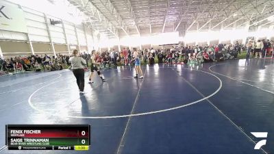 120 lbs Cons. Round 4 - Fenix Fischer, Westlake vs Saige Trinnaman, Bear River Wrestling Club