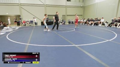 120 lbs Placement Matches (8 Team) - Trey Denny, Alabama vs Ezekiel Witt, Kansas Blue