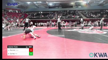 83 lbs Quarterfinal - Johnny Hanner, Collinsville Cardinal Youth Wrestling vs Xiomar Cortez, Pin-King All Stars