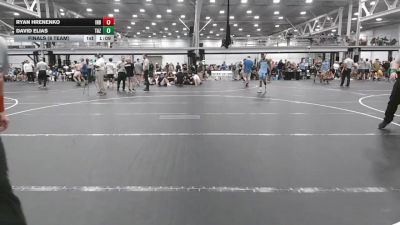 132 lbs Finals (8 Team) - Ryan Hrenenko, Iron Horse Blue vs David Elias, Team Arizona