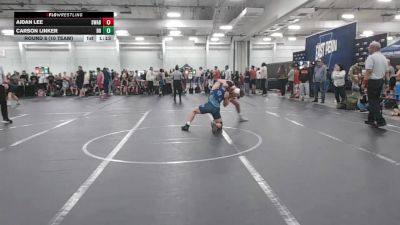132 lbs Round 8 (10 Team) - Carson Linker, Rocket Rams vs Aidan Lee, Savage WA Black