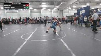 132 lbs Round 8 (10 Team) - Carson Linker, Rocket Rams vs Aidan Lee, Savage WA Black