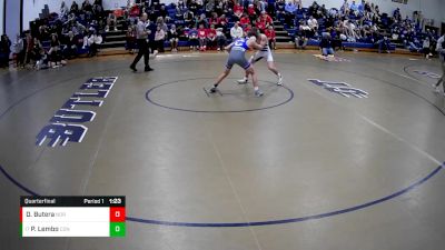 139 lbs Quarterfinal - Parker Lembo, Connellsville vs Dom Butera, Norwin