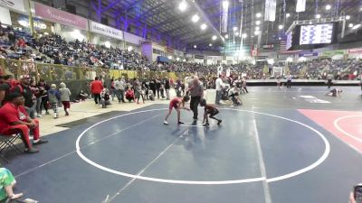 66 lbs Quarterfinal - Anon Warman, Alamosa Wrestling vs Mansa Hannibal Grimes, Knights Youth Wrestling