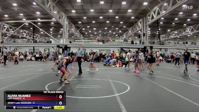 50 lbs Finals (2 Team) - Alivia Nuanez, Lady Bandits vs , 5forty Lady Brawlers