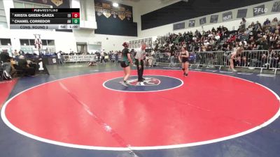 130 lbs Cons. Round 2 - Krista Green-Garza, El Rancho vs Chanel Corredor, Aliso Niguel